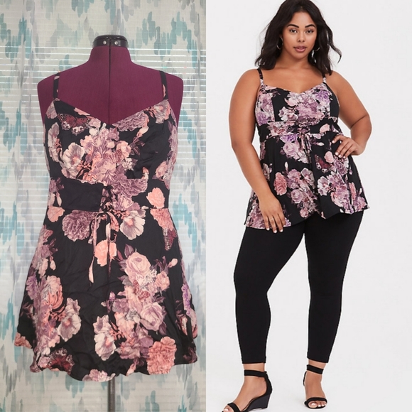 Torrid - Floral Corset Cami - Picture 1 of 7